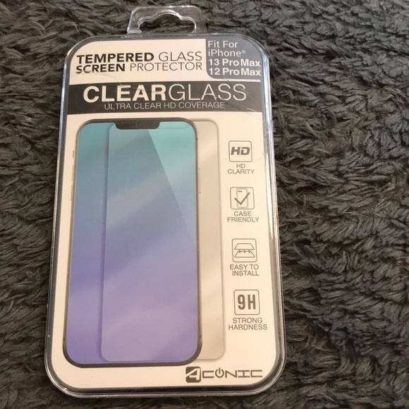 Aconic iPhone 12 & 13 Pro Max tempered glass screen protector - Picture 1 of 3